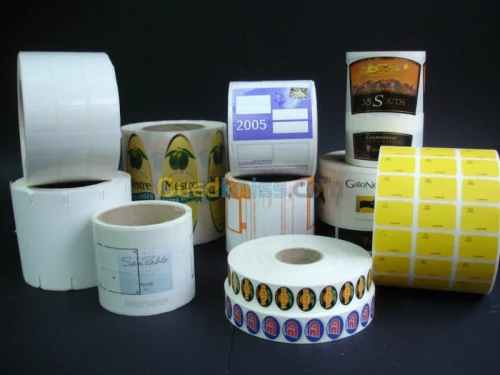 flexographic Impression etiquette