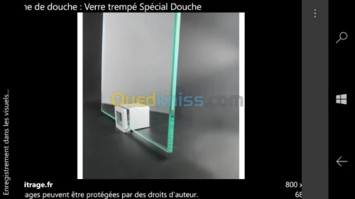 fourniture et pose verre trompé 