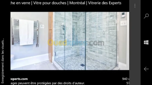 fourniture et pose verre trompé 