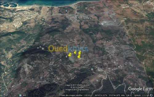 Vente Terrain Jijel El aouana