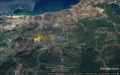 Vente Terrain Jijel El aouana