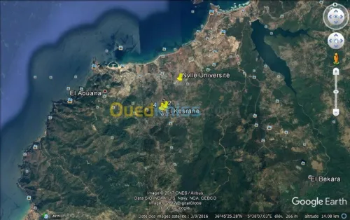 Vente Terrain Jijel El aouana