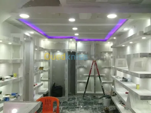 faux plafond Ba13 décoration peinture 