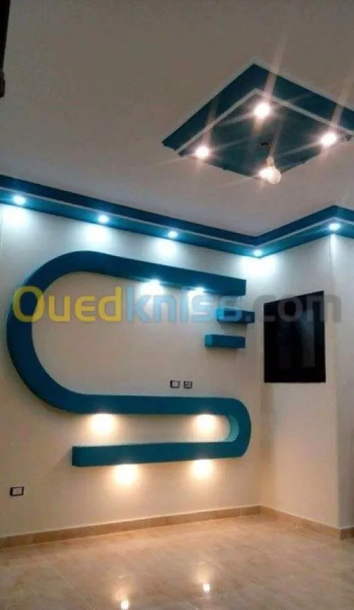 faux plafond Ba13 décoration peinture 