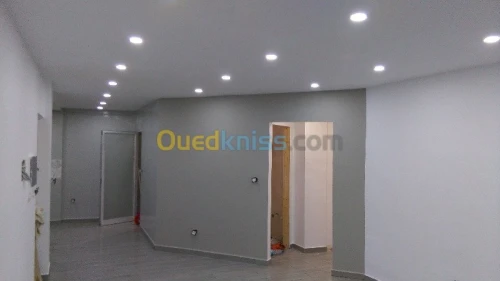 Peinture et plaque au platre 