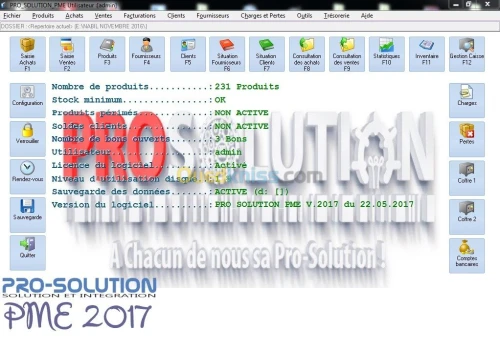 Logiciel PME PMI STOCK & FACTURATION