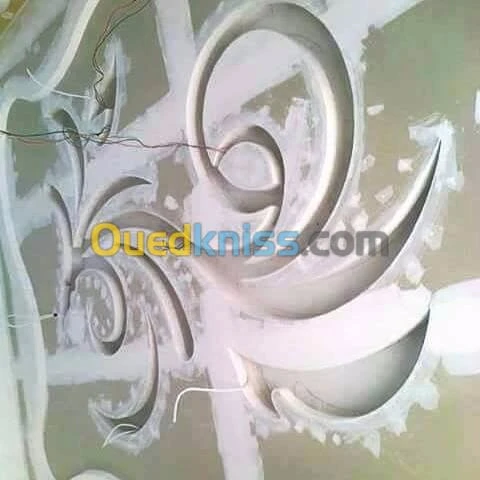placo platre pvc demontable    3d