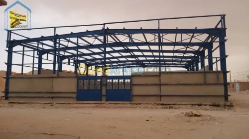 Fourniture et realisation des hangars 