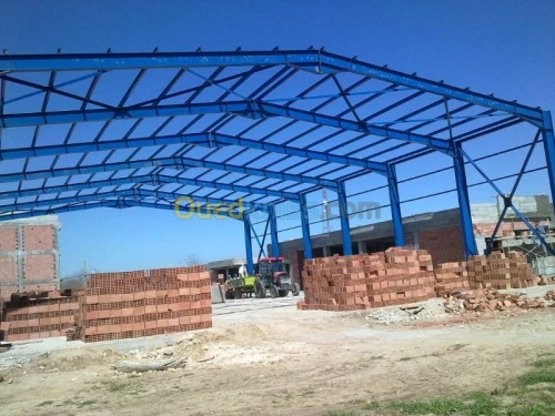 Fourniture et realisation des hangars 