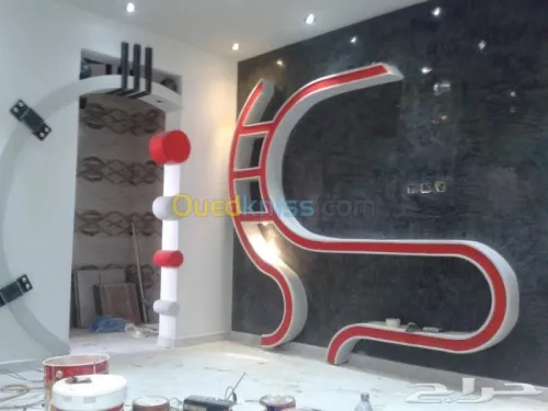 MONTAGE  PLAFOND EN BA 13