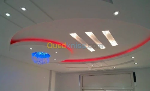 MONTAGE  PLAFOND EN BA 13