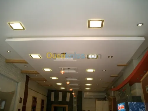 MONTAGE  PLAFOND EN BA 13