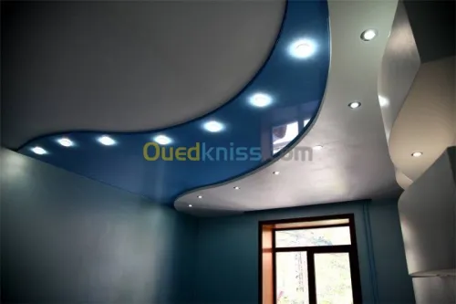 MONTAGE  PLAFOND EN BA 13
