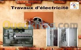 tout type de  travaux  d'électricité