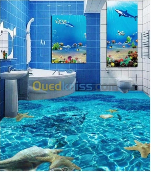 peinture et installation 3D epoxy 