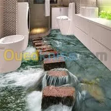 peinture et installation 3D epoxy 