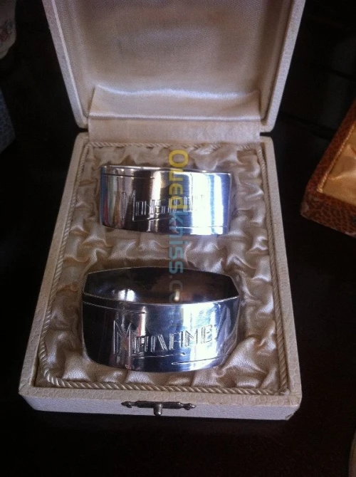 Ronds de serviette Madame & Monsieur