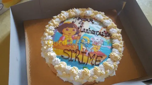 gateau d'anniversaire photo comestible