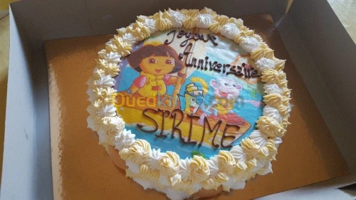 gateau d'anniversaire photo comestible