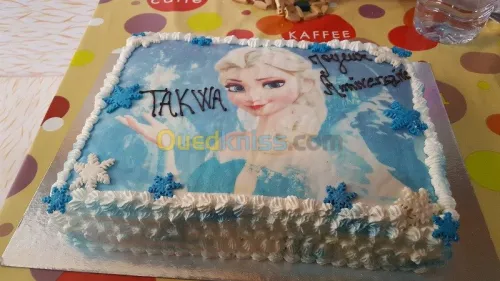 gateau d'anniversaire photo comestible