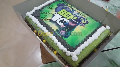 gateau d'anniversaire photo comestible