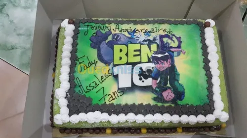 gateau d'anniversaire photo comestible