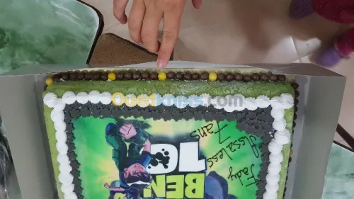 gateau d'anniversaire photo comestible
