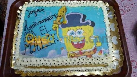 gateau d'anniversaire photo comestible