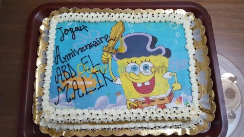 gateau d'anniversaire photo comestible
