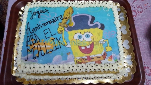 gateau d'anniversaire photo comestible
