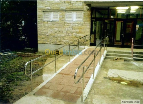 Rampe d'escalier, Gardes corp, Main courante en inox