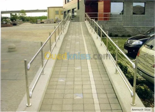 Rampe d'escalier, Gardes corp, Main courante en inox