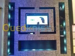 traveux faut plafon ba13 et pvc 