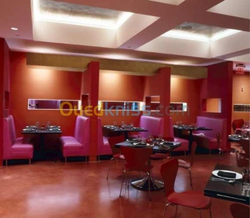 decoration en placoplatre et peinture 