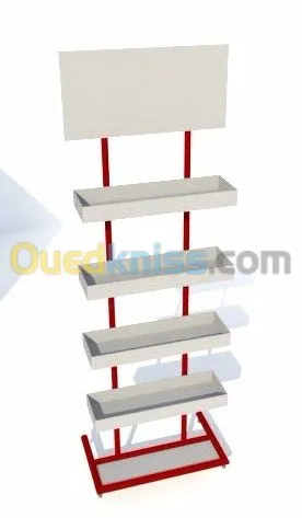 Fabrication des présentoirs (PLV)