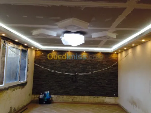 aménagement intérieur et extérieur en toutes modèle des plaques Aquapanel ex..
