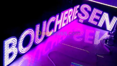 Enseigne lumineuse & Afficheur LED HD
