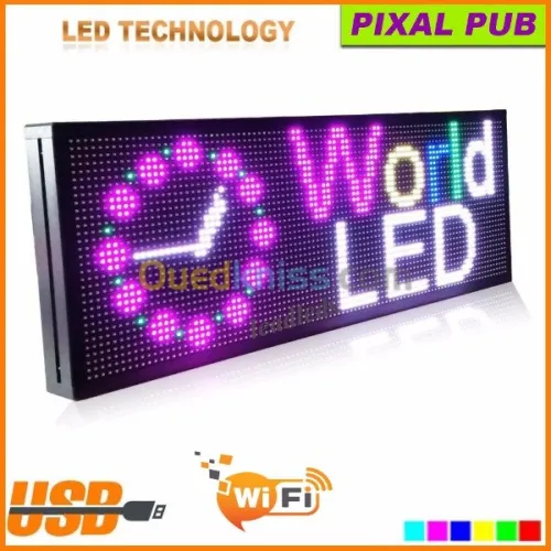 Enseigne lumineuse & Afficheur LED HD