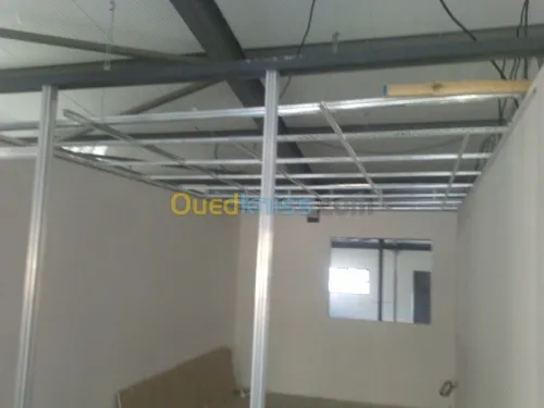 travaux decoration en ba13 et pvc
