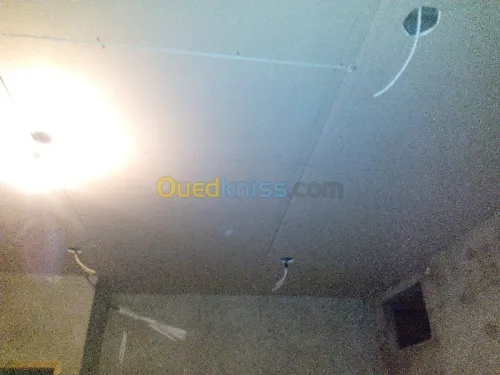 travaux decoration en ba13 et pvc