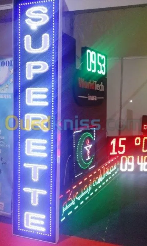 Plaques publicitaires LED ALGERIE