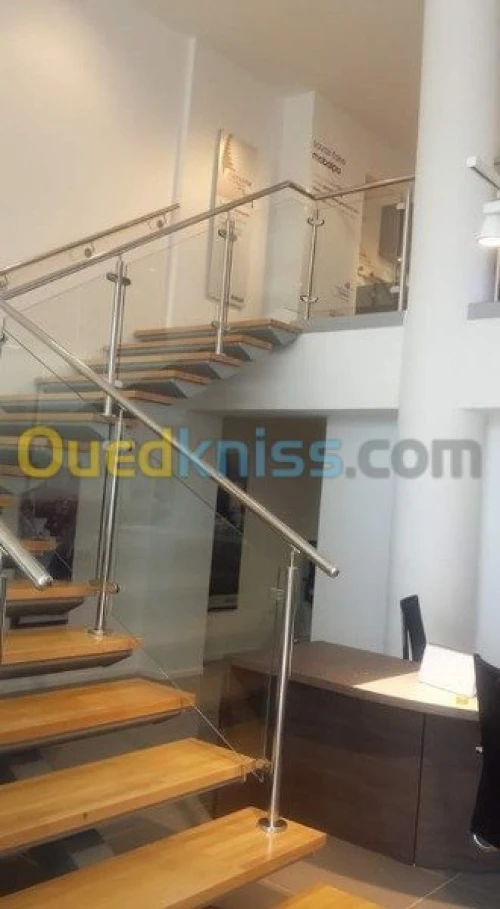 Rampes d'Escalier en Inox