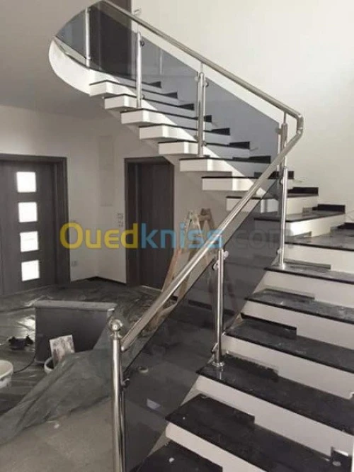 Rampes d'Escalier en Inox