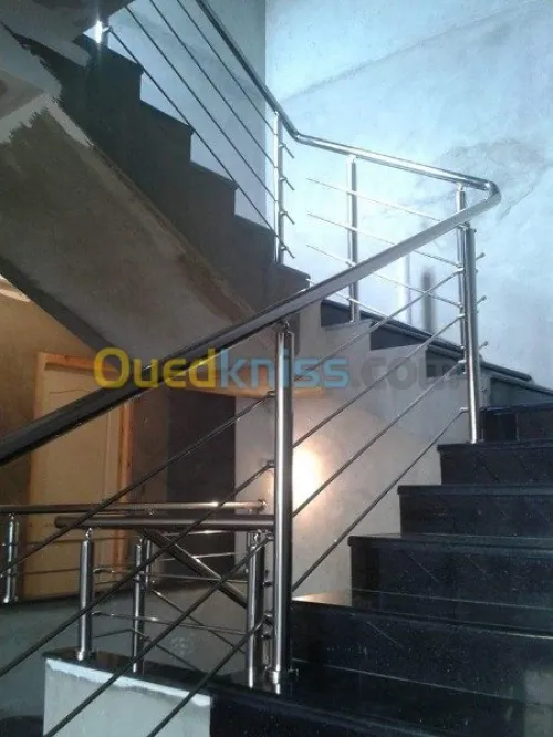Rampes d'Escalier en Inox