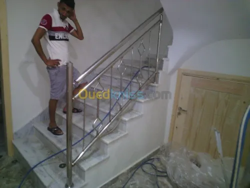 Rampes d'Escalier en Inox