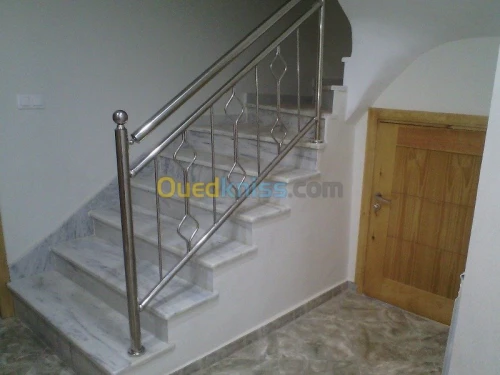 Rampes d'Escalier en Inox