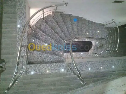 Rampes d'Escalier en Inox