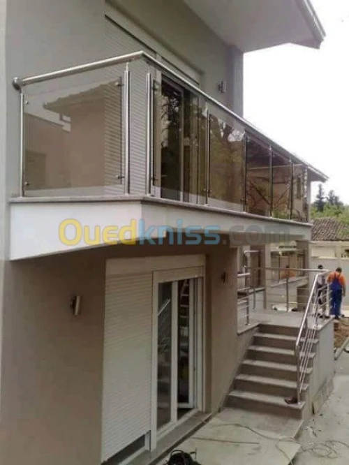 Rampes d'Escalier en Inox