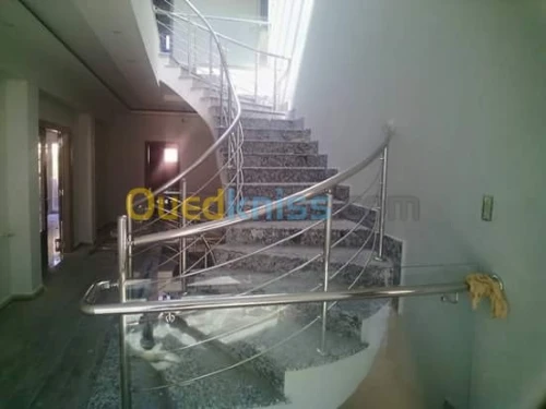 Rampes d'Escalier en Inox