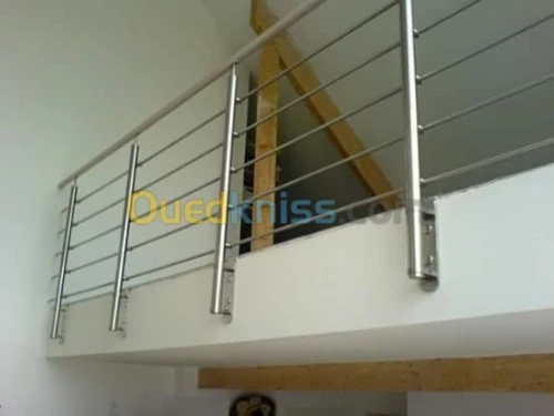 Rampes d'Escalier en Inox